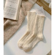 CALCETINES RETRO LISO BEIGE HAPPY KNITS
